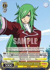 "Dark Ecriture" Fried C waifu card — Weiss Schwarz